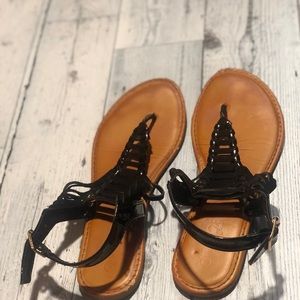 Everyday black Rogue Sandals
